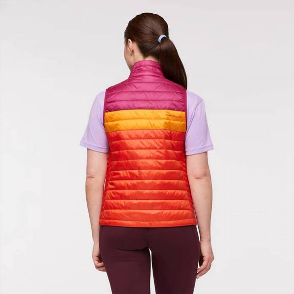 NEW COTOPAXI women's capa insulated vest in raspberry/canyon - Picture 2 of 2